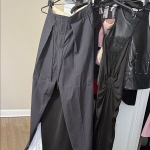 Zara Women's Elegant Gray Pants